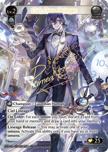 Ciel, Omenbringer